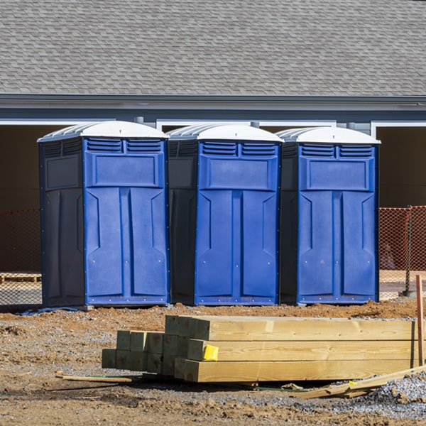 are there any restrictions on what items can be disposed of in the porta potties in Groveland New York